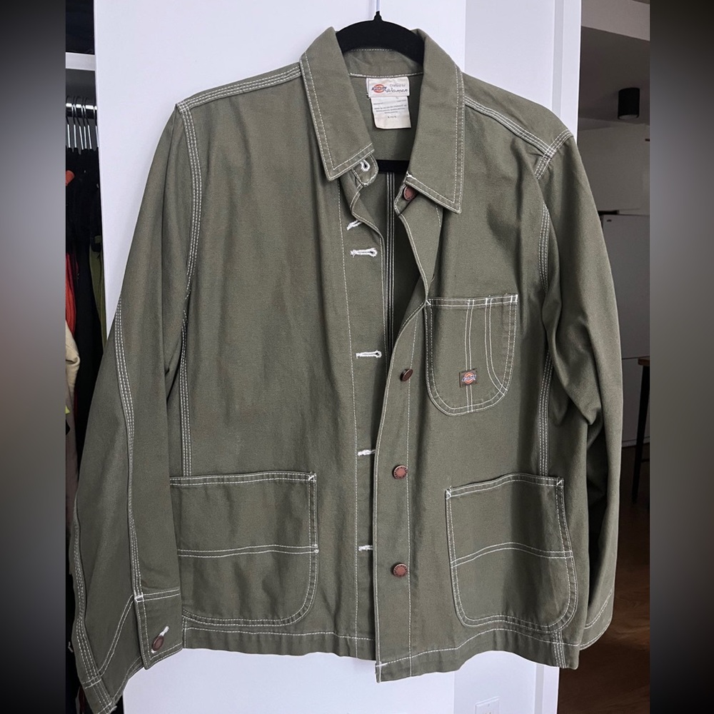 Dickies military green stitch jacket